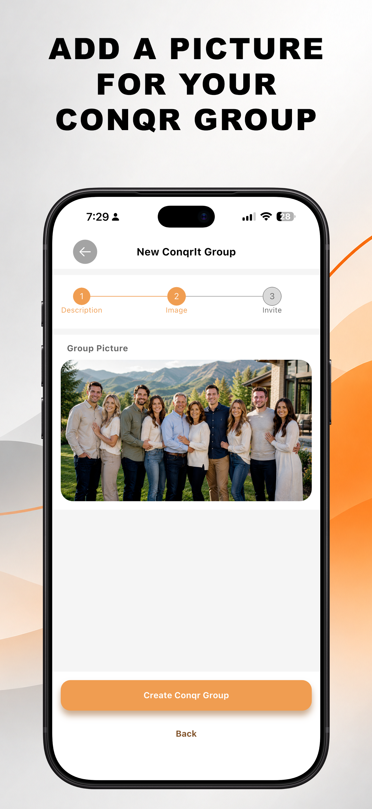 Create group step 7